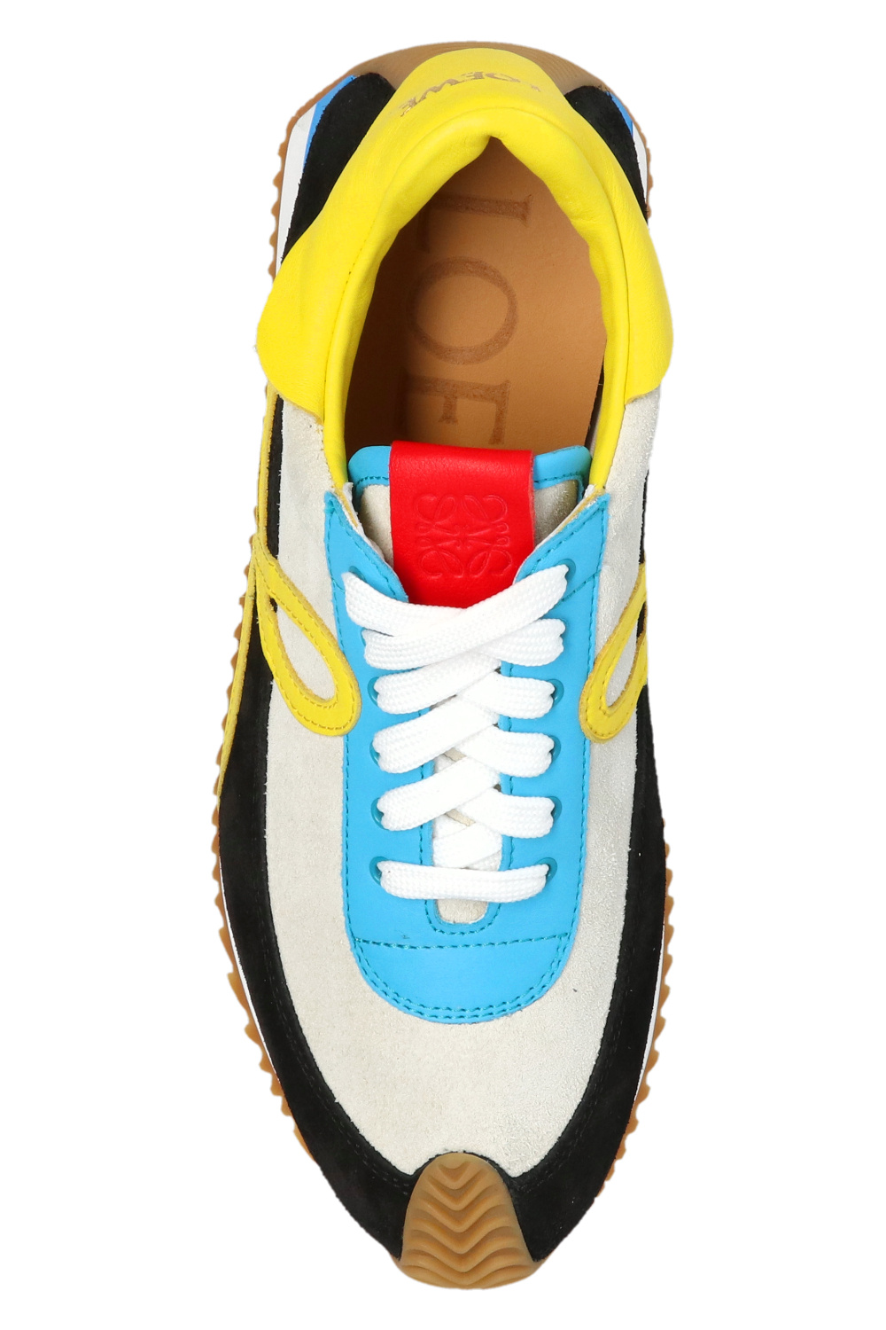 LOEWE☆25SS フローランナー スニーカー GOLD/BLACK LADIES Flow Runner in nylon and suede Gold - LOEWE